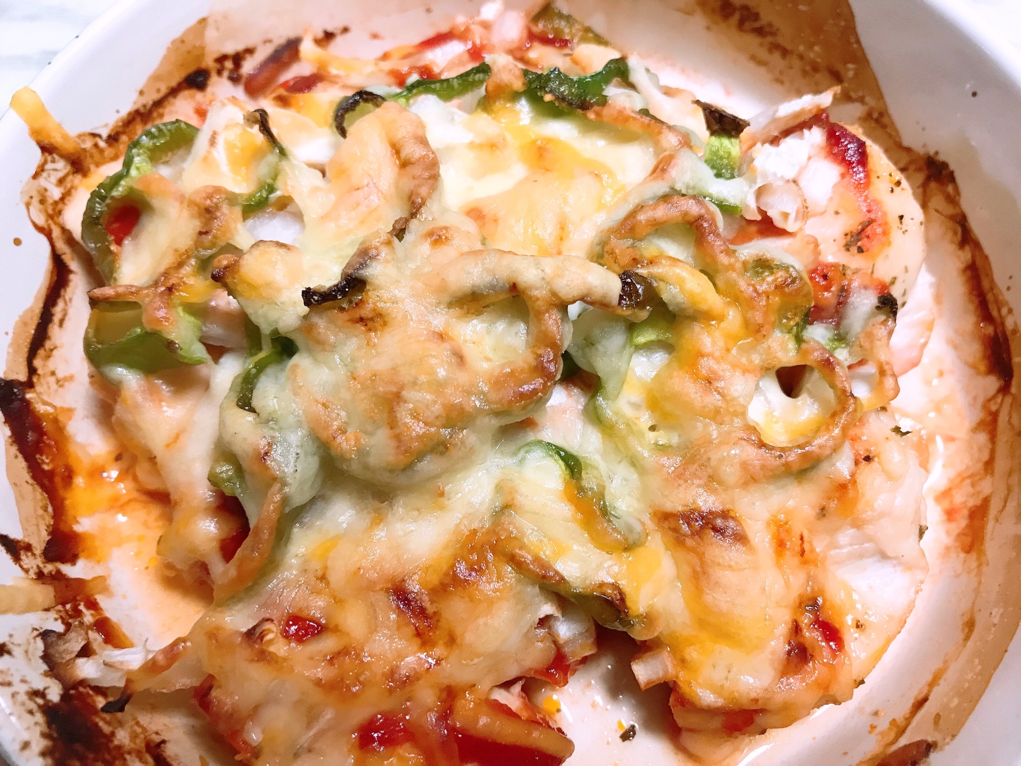 鶏むね肉のピザ風 レシピ 作り方 By T Cook 楽天レシピ