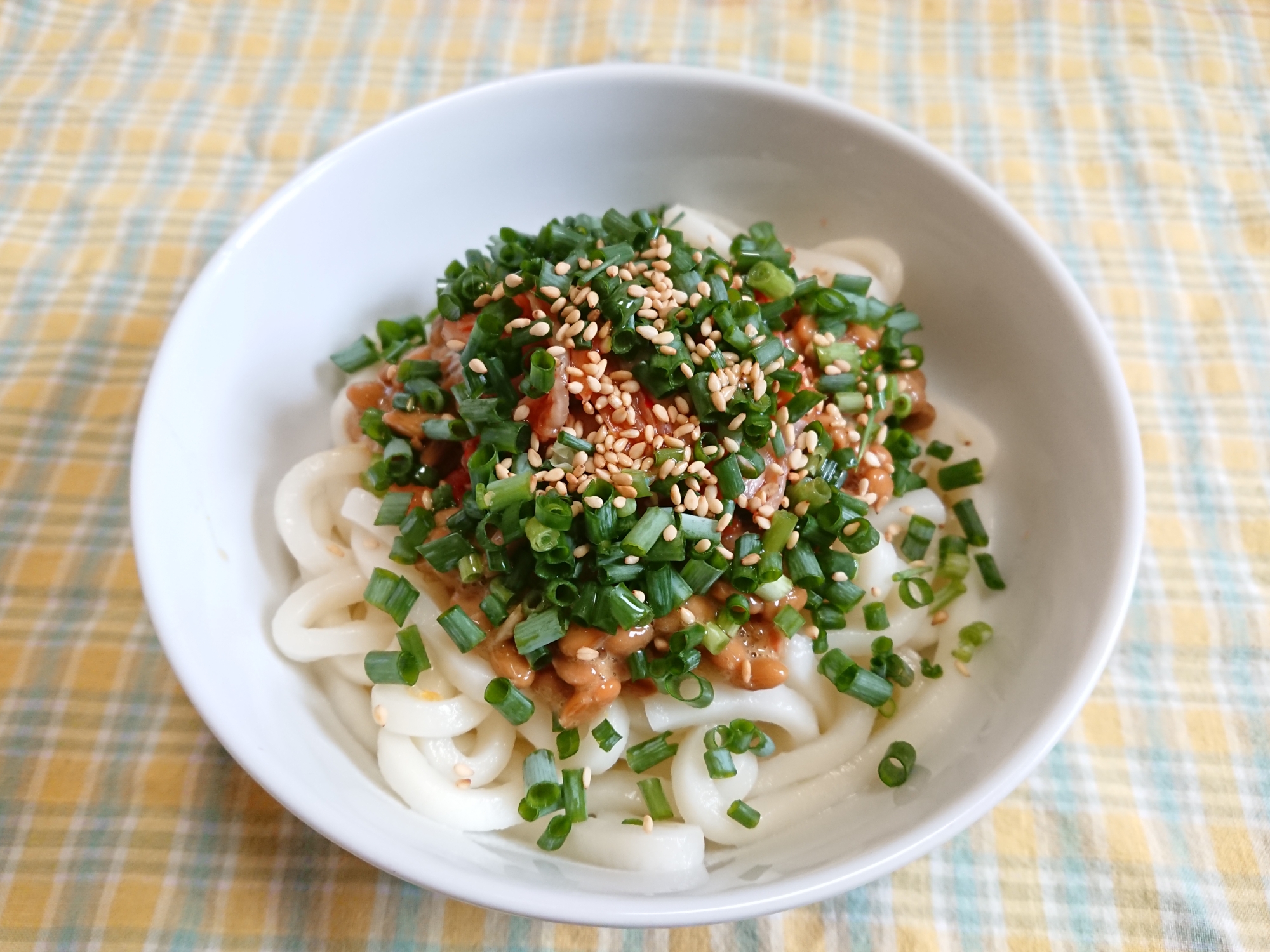 ダイエット&育毛☆ピリ辛キムチ納豆うどん