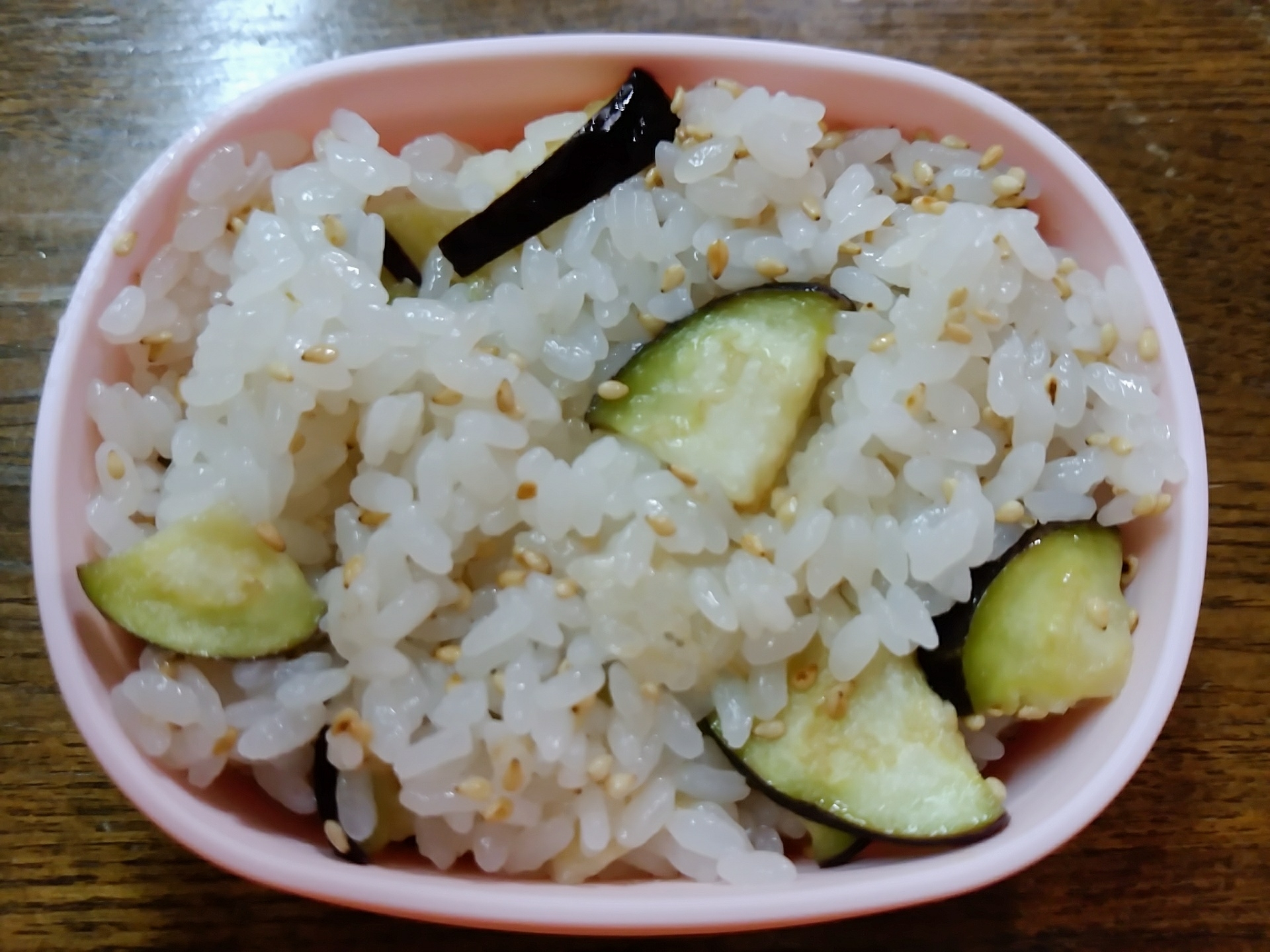 浅漬け茄子のスダチ寿司飯