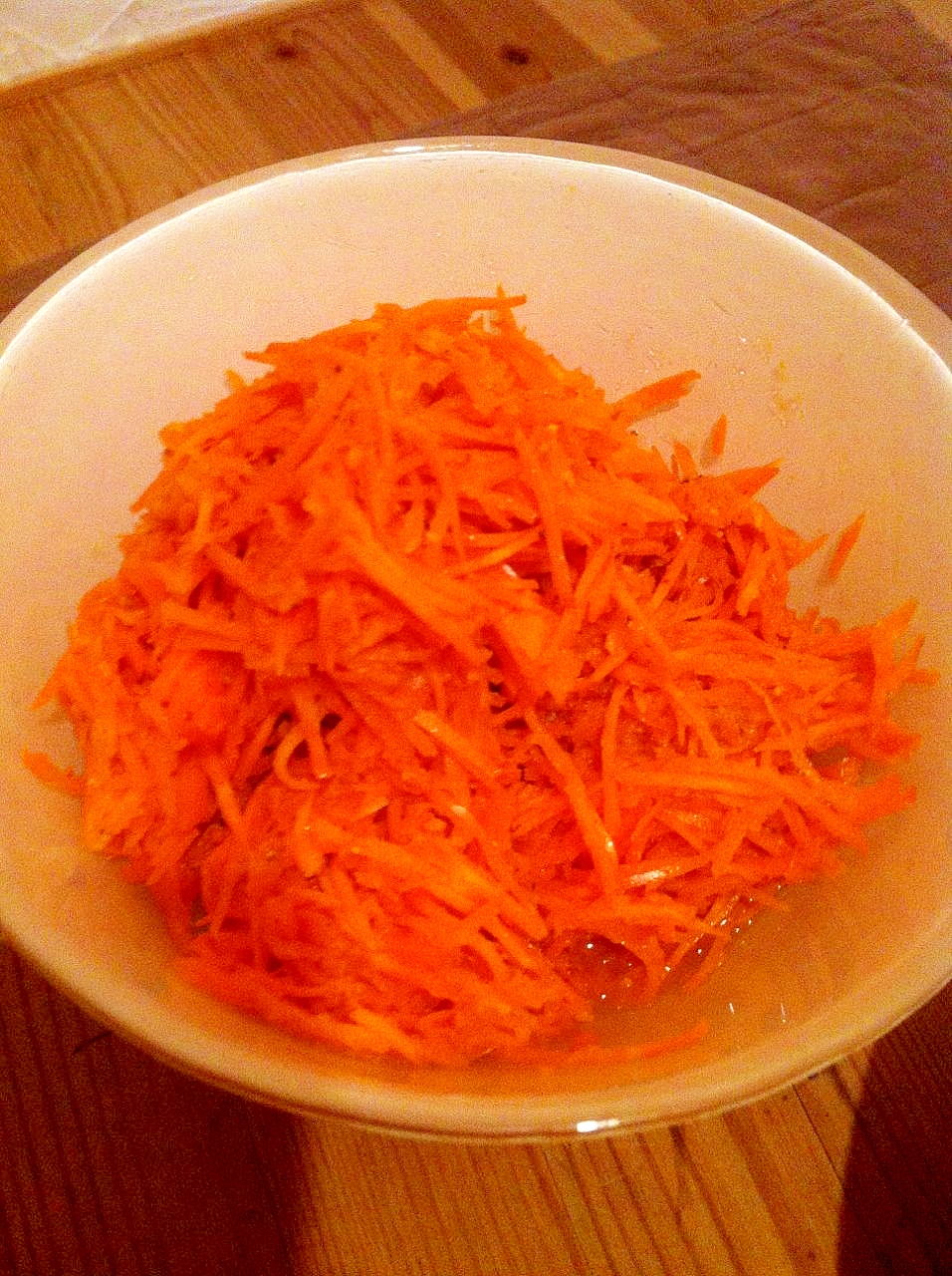 人参だけのサラダ