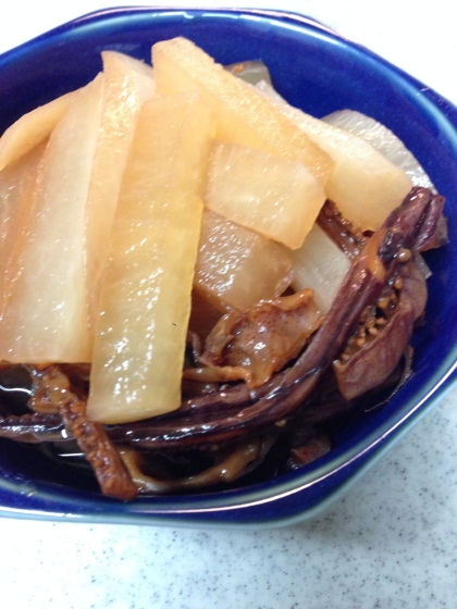 大根とするめの煮物