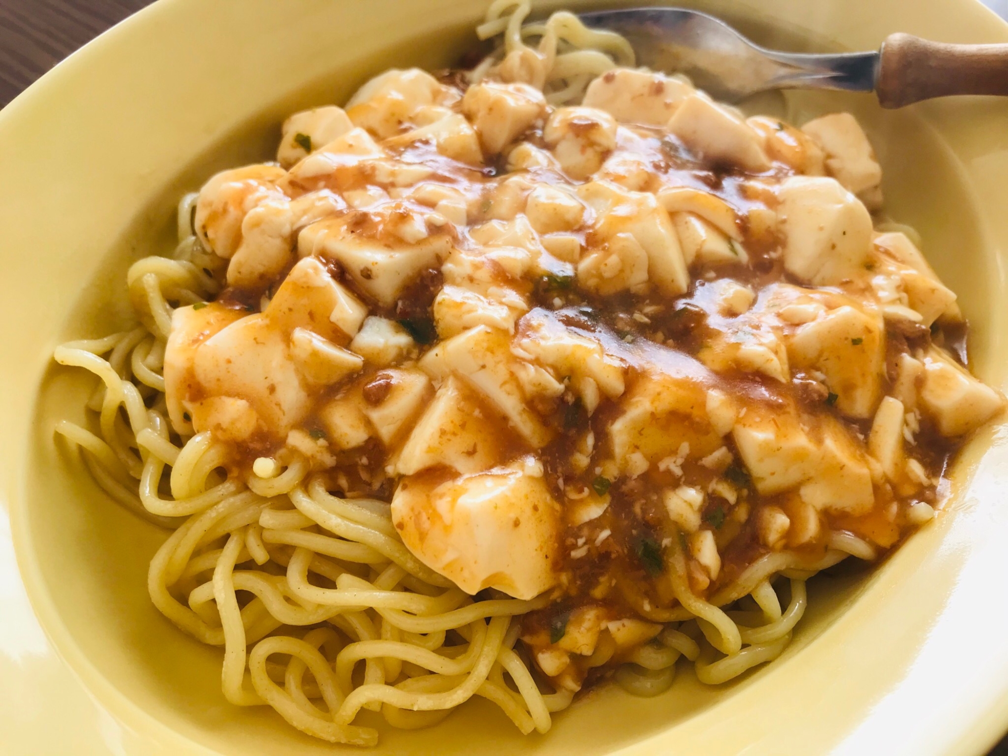 余った麻婆豆腐で！麻婆焼きそば☆