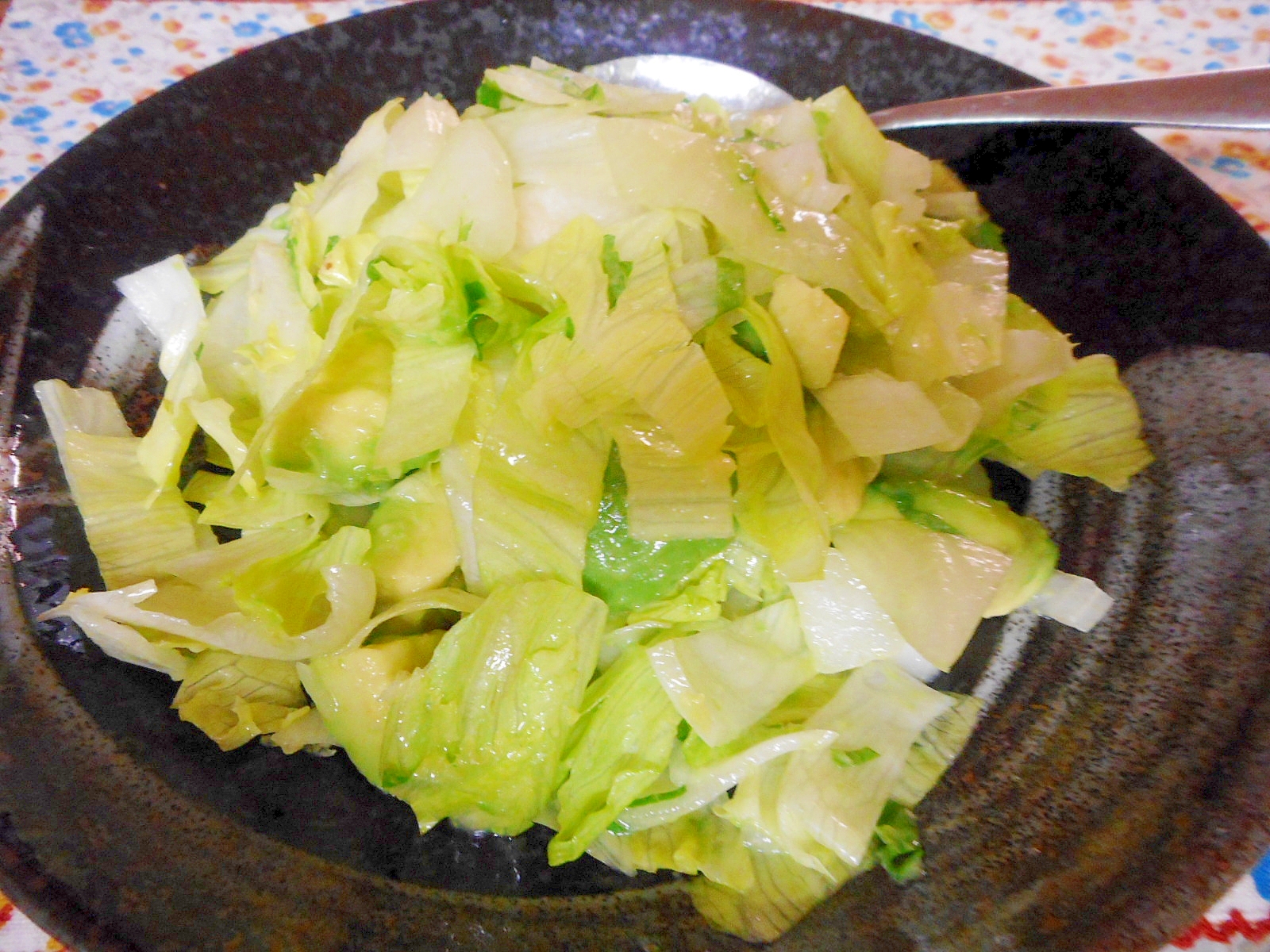 梨とレタスとアボカドのサラダ