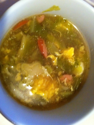 ブロッコリーと玉子スープ