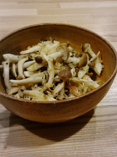 きのことパン粉