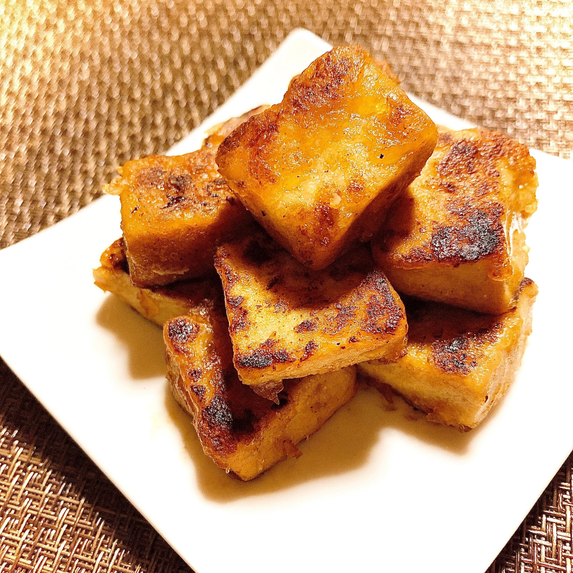 カリッとふわっと♪高野豆腐の焼き肉のたれ焼き