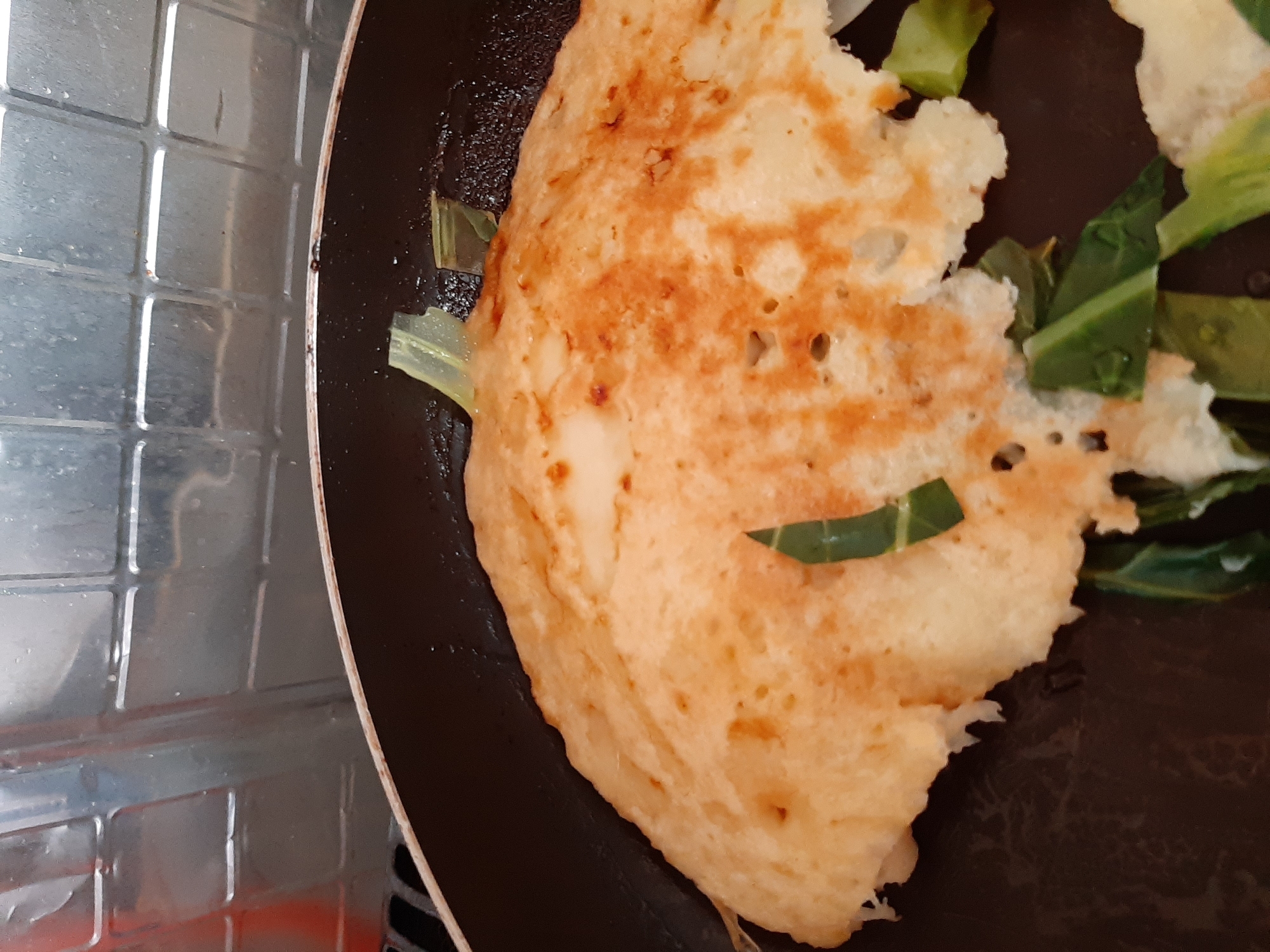 野菜たっぷりお好み焼き