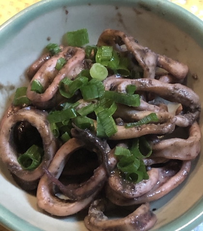 イカのワタ醤油炒め