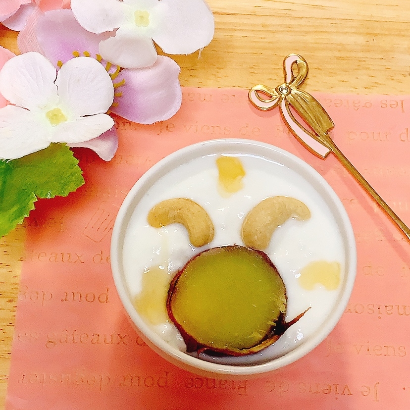 さつまいもうさぎ♪ヨーグルト