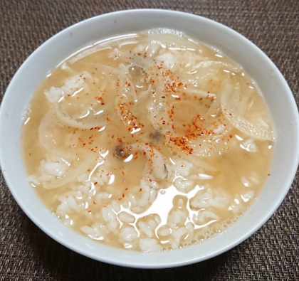 しめじとえのきと玉ねぎのお味噌汁☆