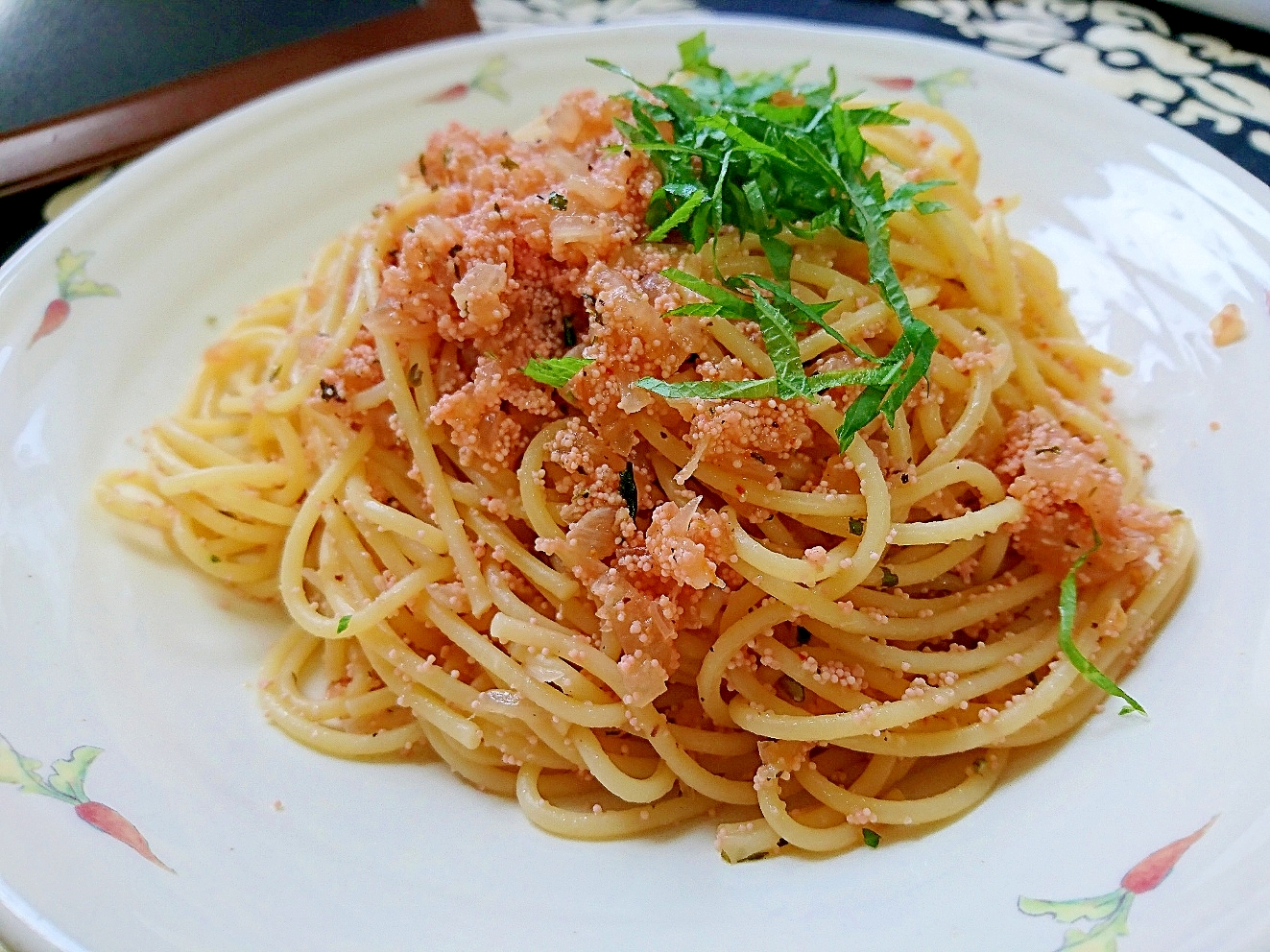 明太子と大葉のスパゲッティ