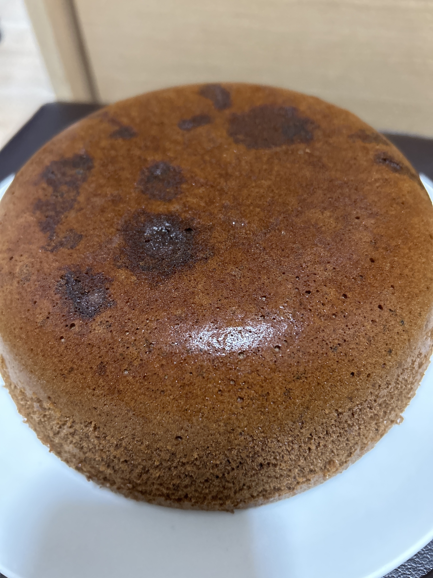 炊飯器で⭐︎米粉のチョコカステラ