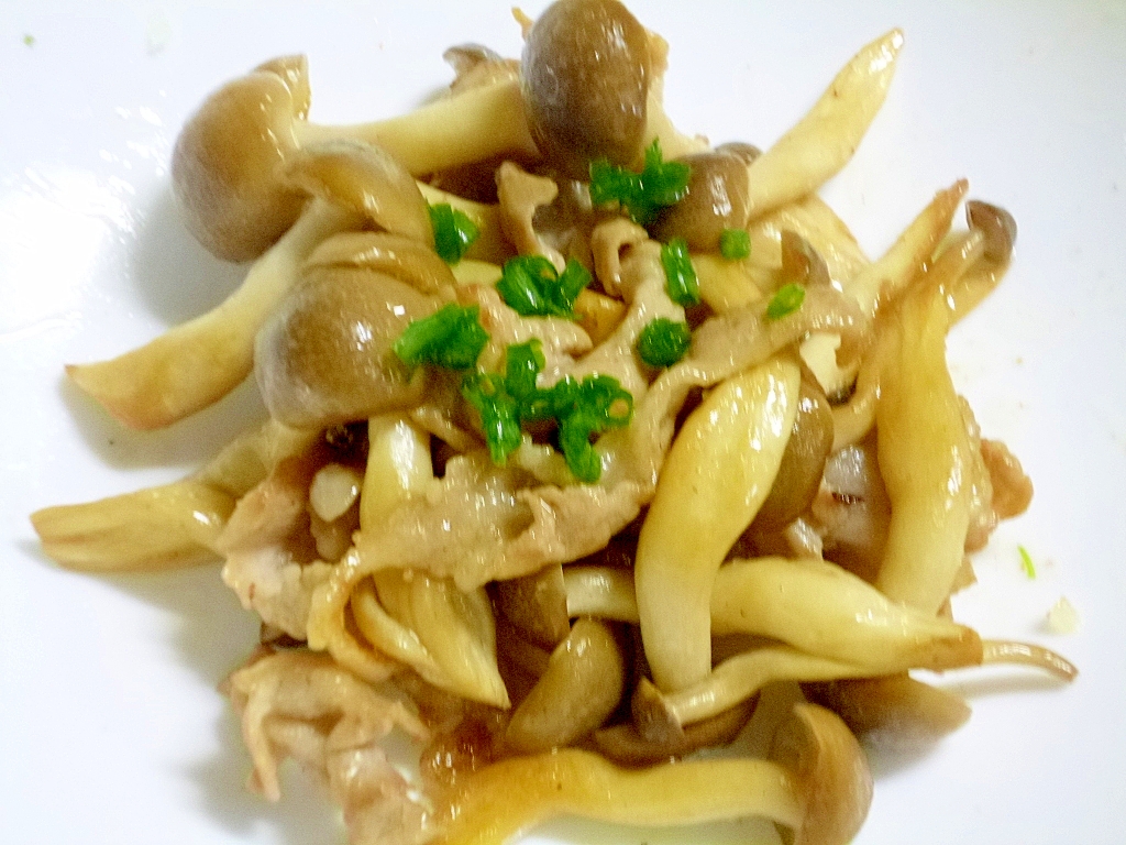 さっぱり ポン酢で 簡単しめじと豚肉の炒め物 レシピ 作り方 By みずたまsweet 楽天レシピ