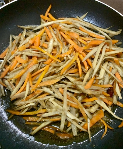 常備菜として♪子供も食べやすいきんぴらごぼう