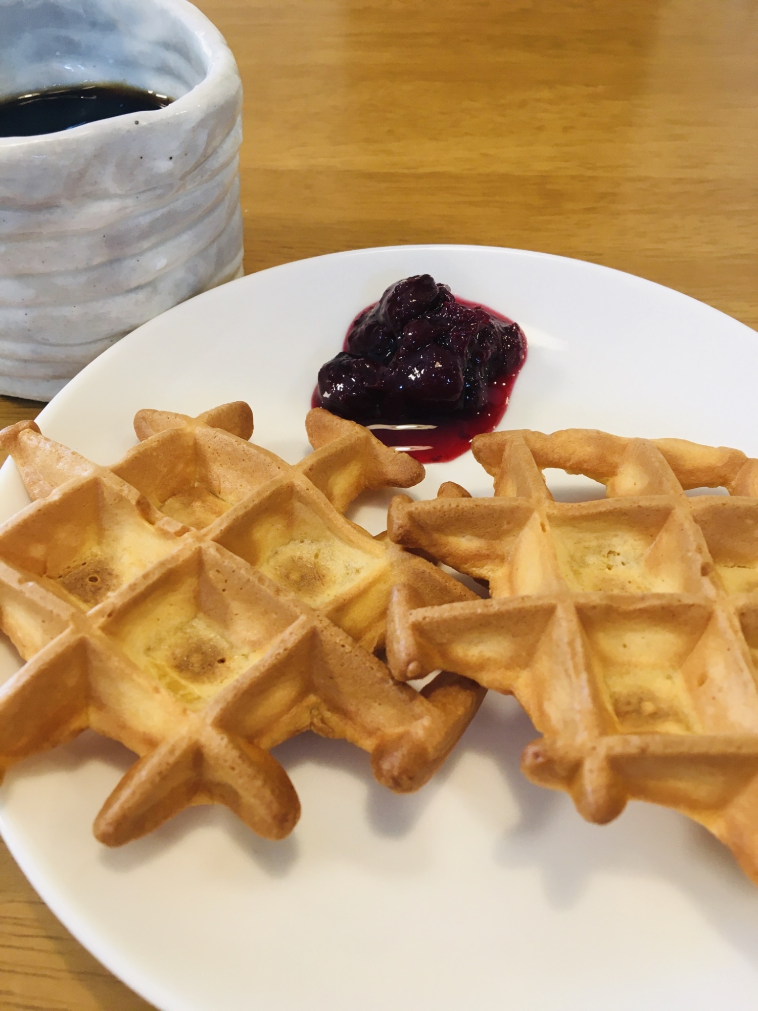 白玉粉ワッフル⭐︎優しい甘さ何個でも食べれちゃう