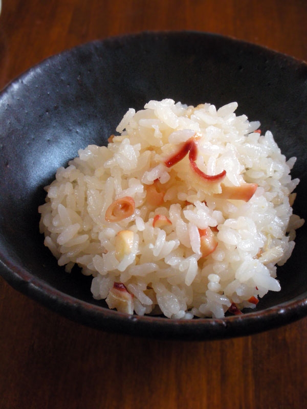 簡単！ほっきの珍味で作る炊き込みご飯