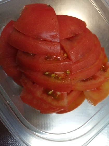 硬いトマトの美味しい食べ方♪