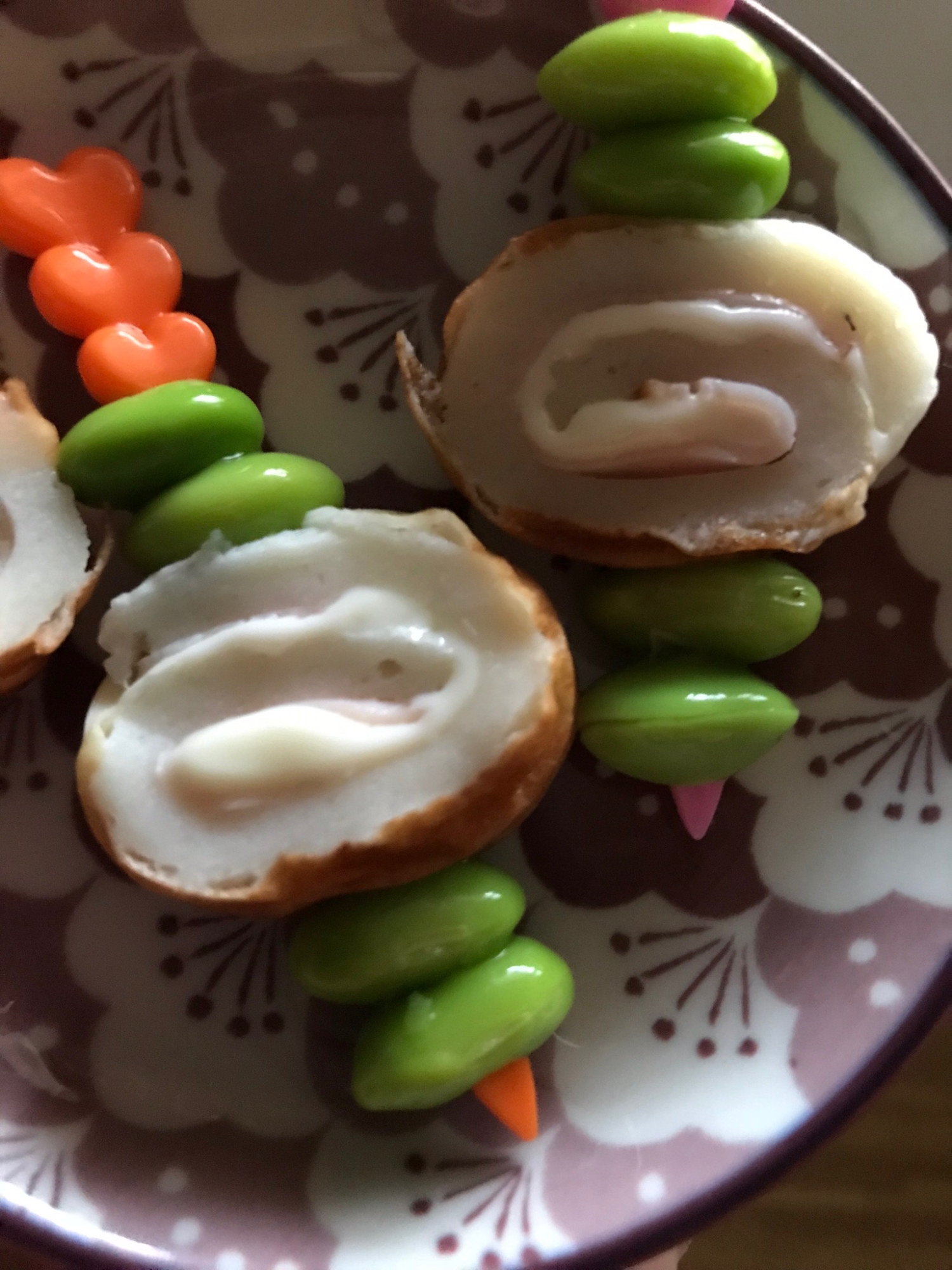 枝豆ちくわハムチーズで！可愛いピック