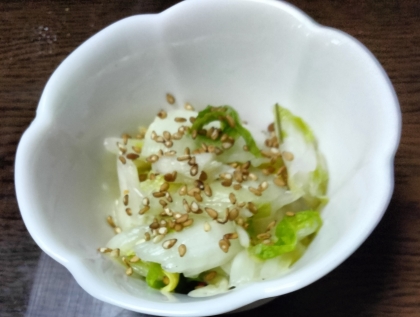 こんばんは。胡麻かけすぎましたが(^_^;)美味しくできました。レシピ有難うございました。