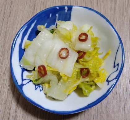 ★すぐ食べられる！白だしで白菜の浅漬け　白菜漬け★