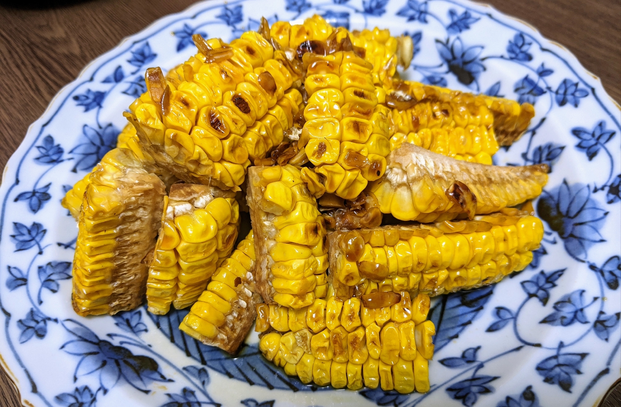 とうもろこしのバター醤油炒め