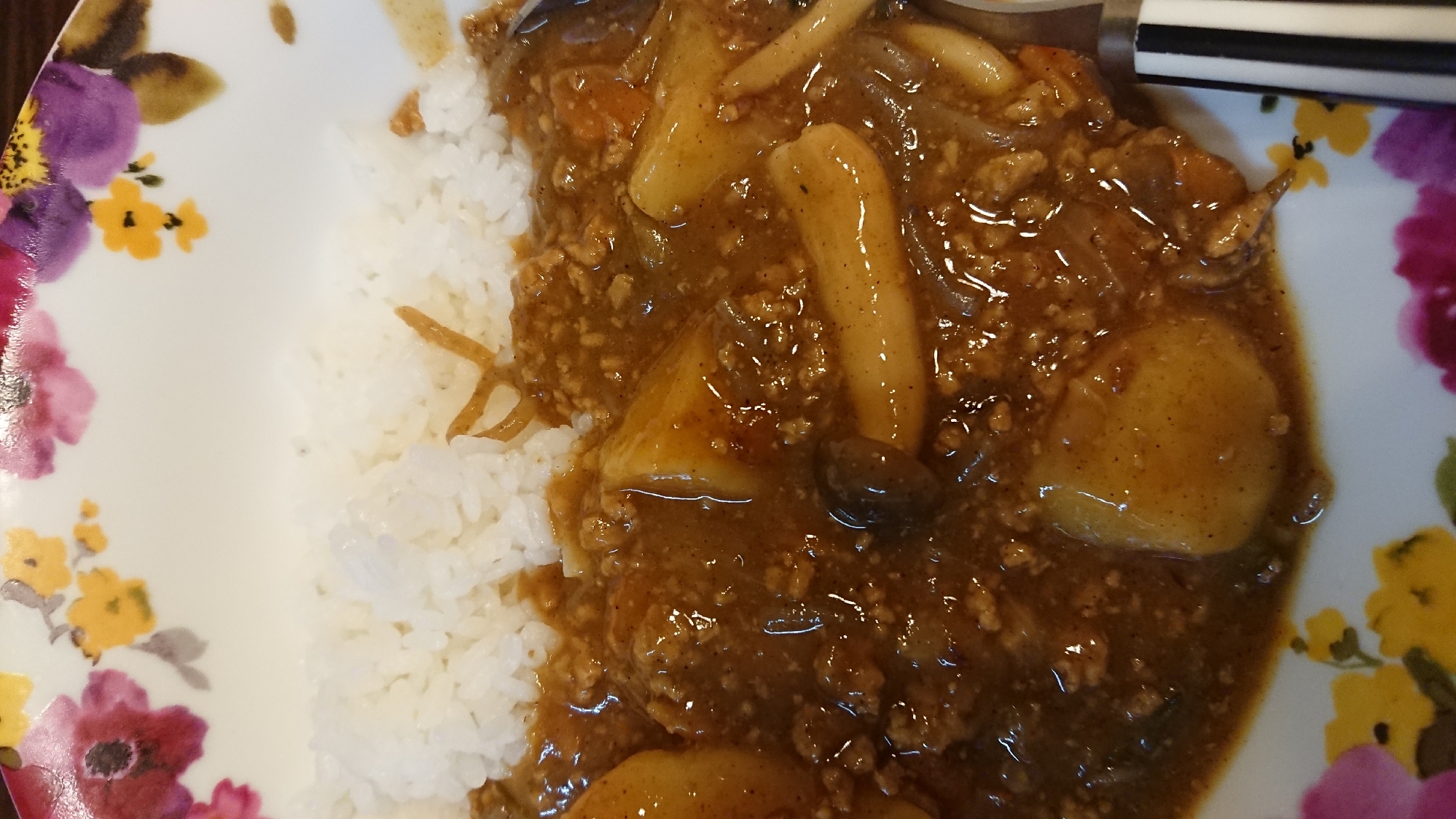 合挽き肉カレー