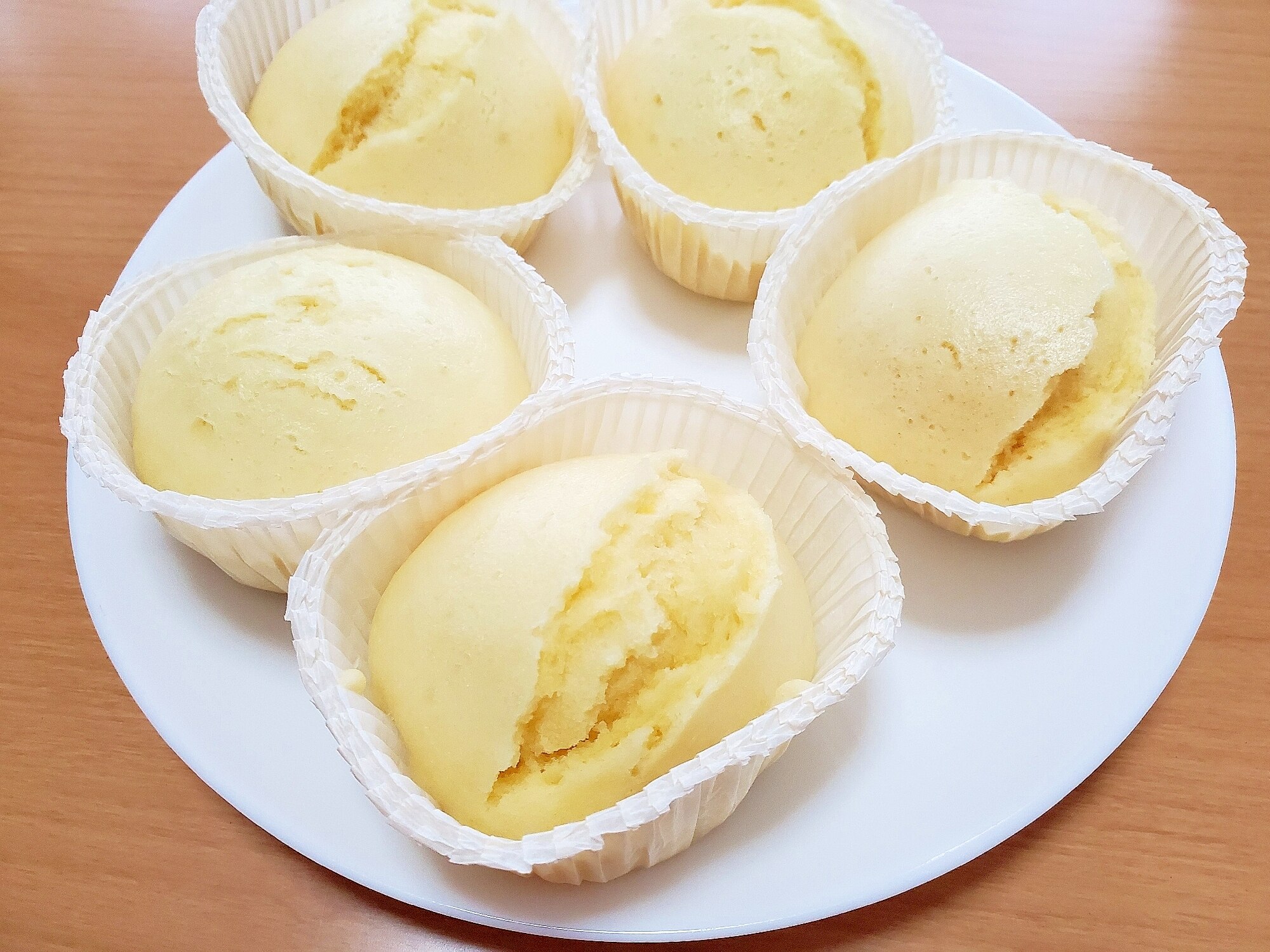牛乳がなくても大丈夫 Hmで簡単蒸しパン レシピ 作り方 By Phoo8 楽天レシピ