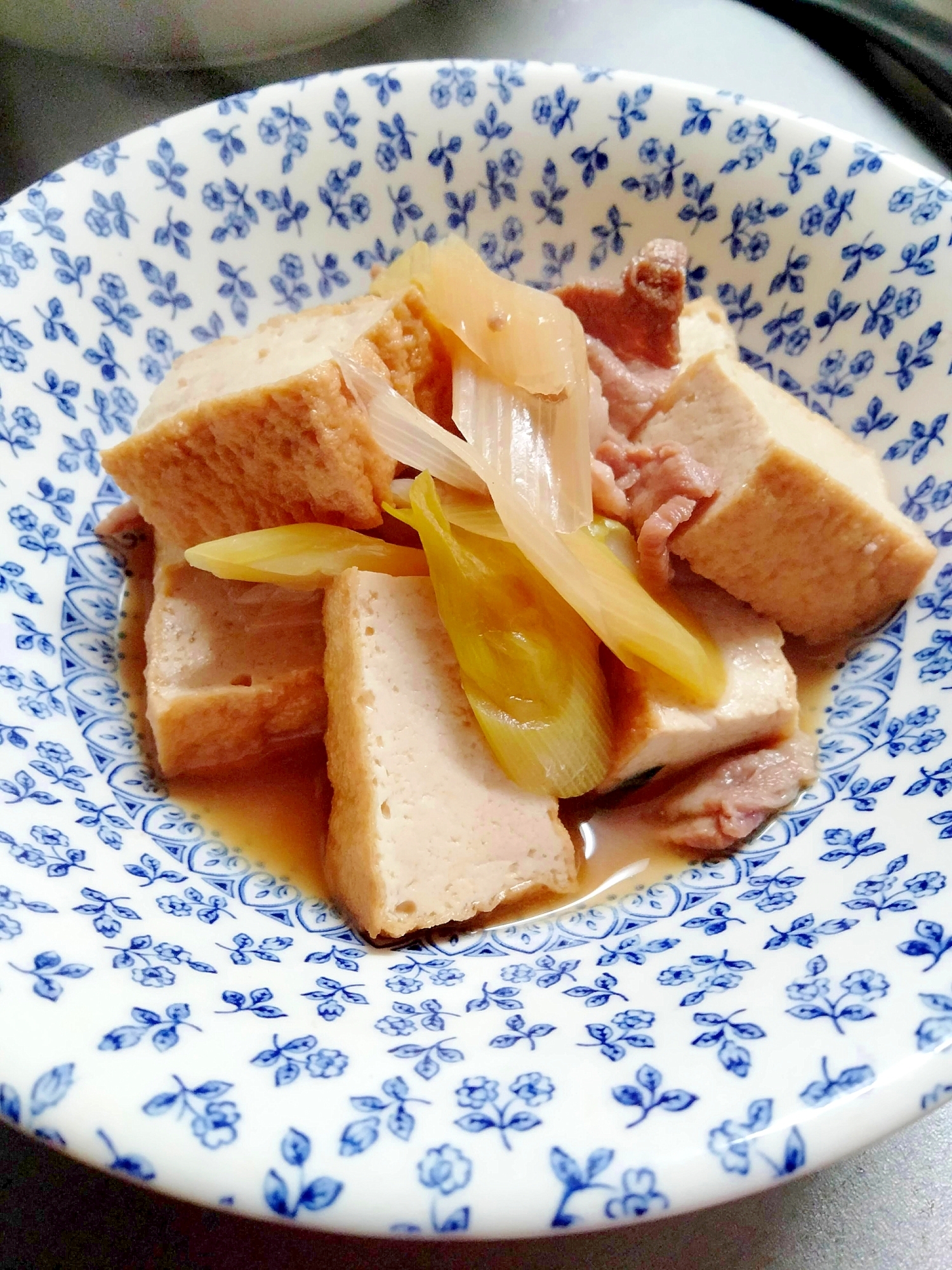 厚あげの肉どうふ風