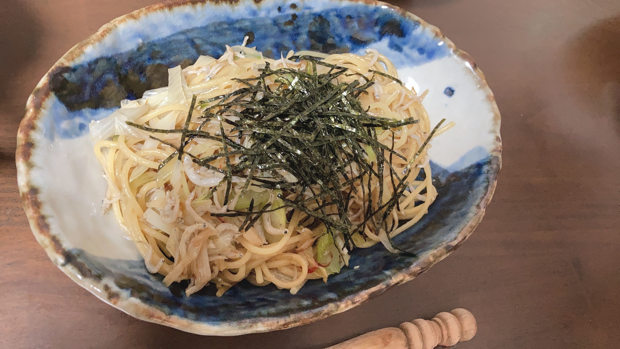 しらすと長ねぎのパスタ☆