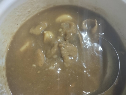 隠し味はコーヒーの粉！濃厚なカレー