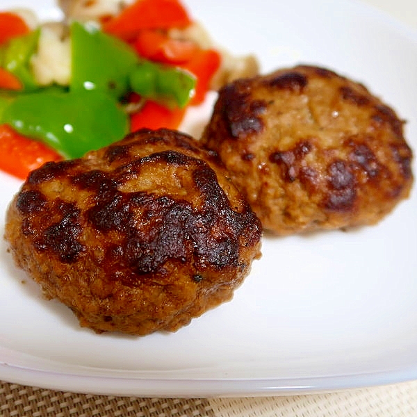 トリプル・ハンバーグ☆牛肉・豚肉・鶏肉☆三種混合