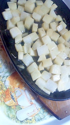 コロコロ山芋バター焼き