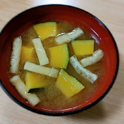 かぼちゃがほくほくして油揚げの旨みも美味しかったです(*^-^*)