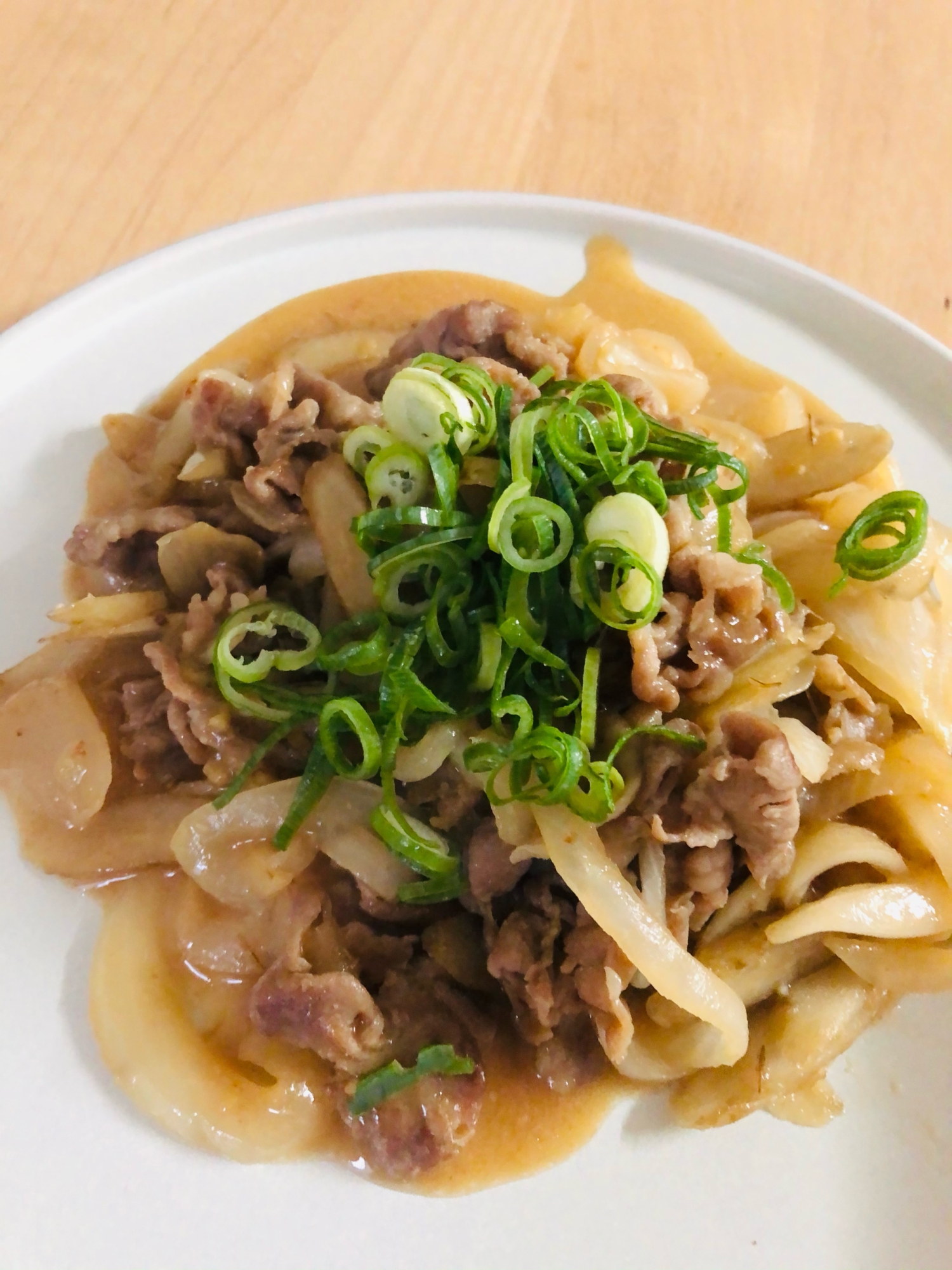 新玉とごぼうと豚肉の味噌炒め