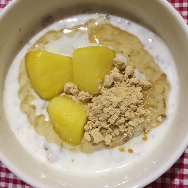 腸活 スーパー大麦bmとパインきな粉ヨーグルト レシピ 作り方 By りらっくママ お休み中 楽天レシピ 腸活 スーパー大麦bmとパインきな粉ヨーグルト レシピ 作り方 By りらっくママ お休み中 楽天レシピ