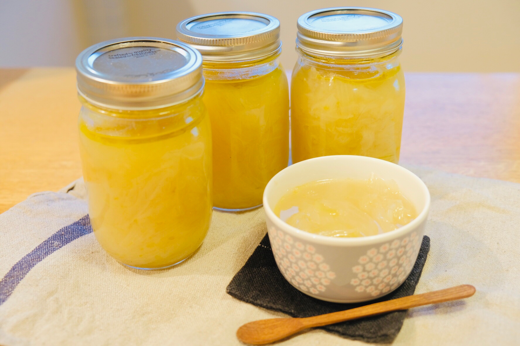 ストウブとメイソンジャーで無水新玉ねぎスープ