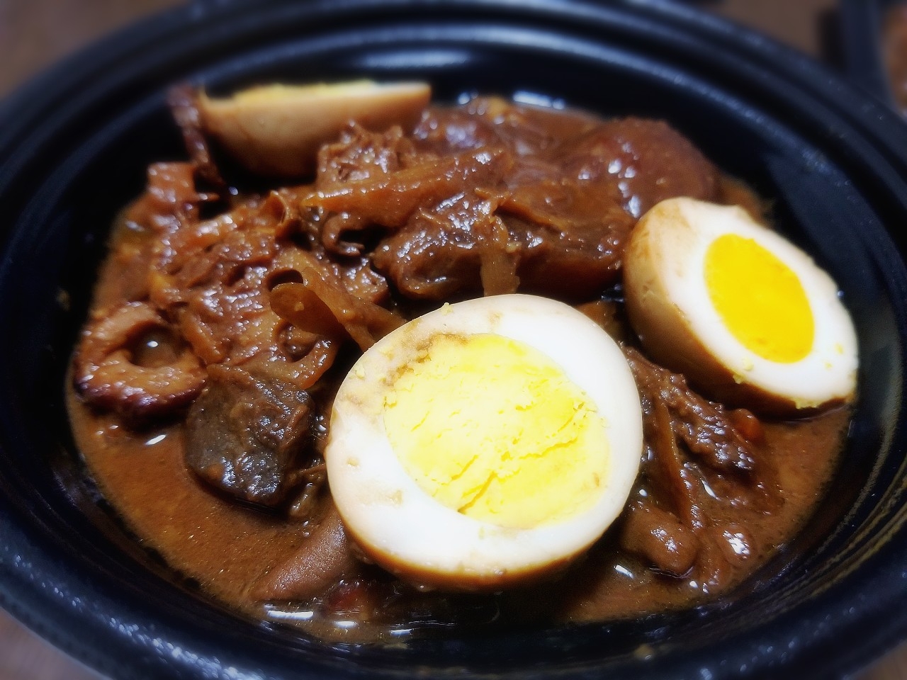 名古屋どて煮♪ 牛スジと大根の味噌煮込み☆