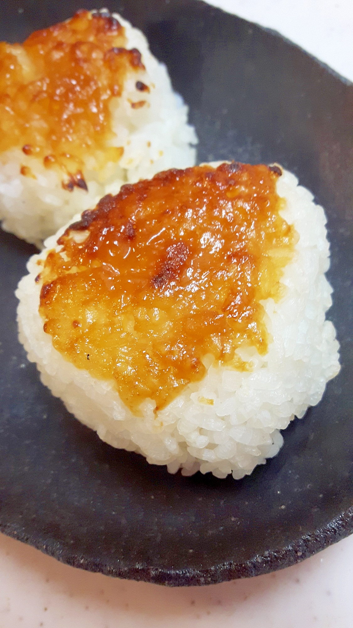 手作り酢味噌で！(^_^)簡単香ばしい焼おにぎり♪