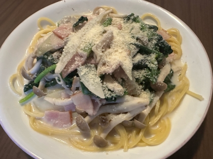 簡単美味♡クリームスープパスタ