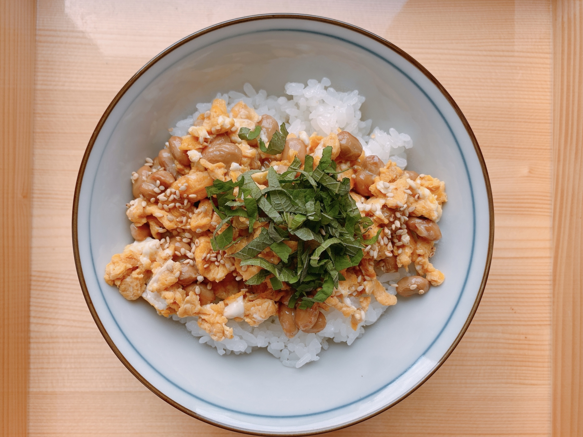 【朝食に✨】納豆卵ご飯