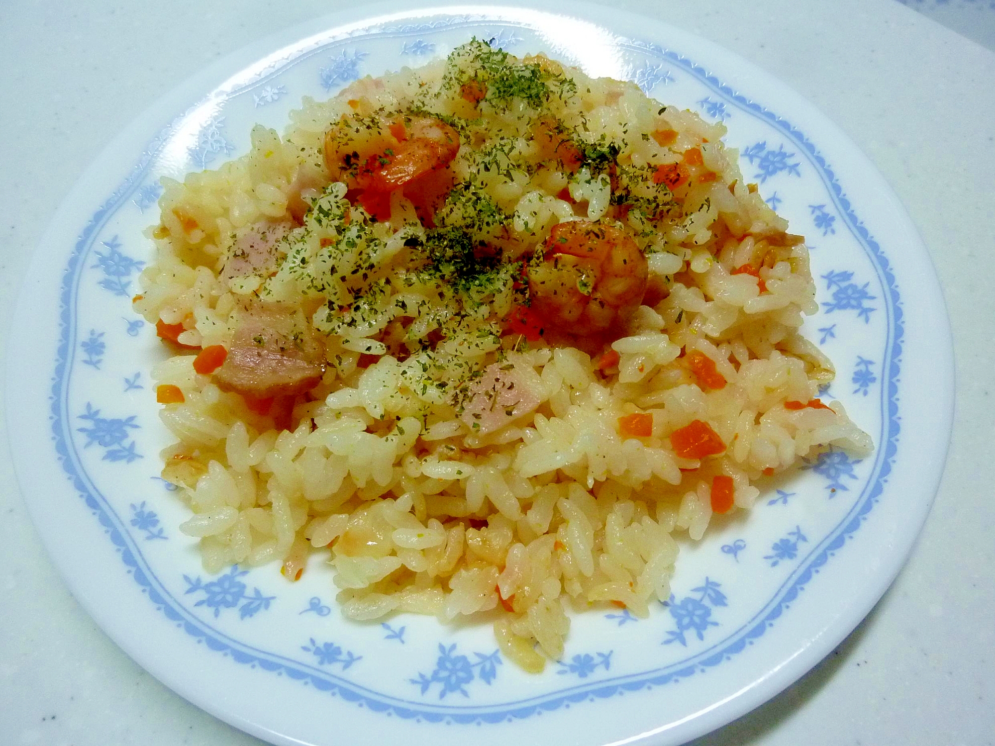 ☆切ったら炊くだけ♪　炊飯器でピラフ☆