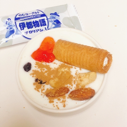 美活しましょᕷ*ゴーフルとジャムのヨーグルトꕤ୭*