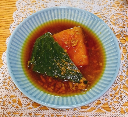 かぼちゃ＆豚肉の煮物