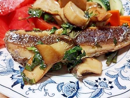鰯の バジルソテー