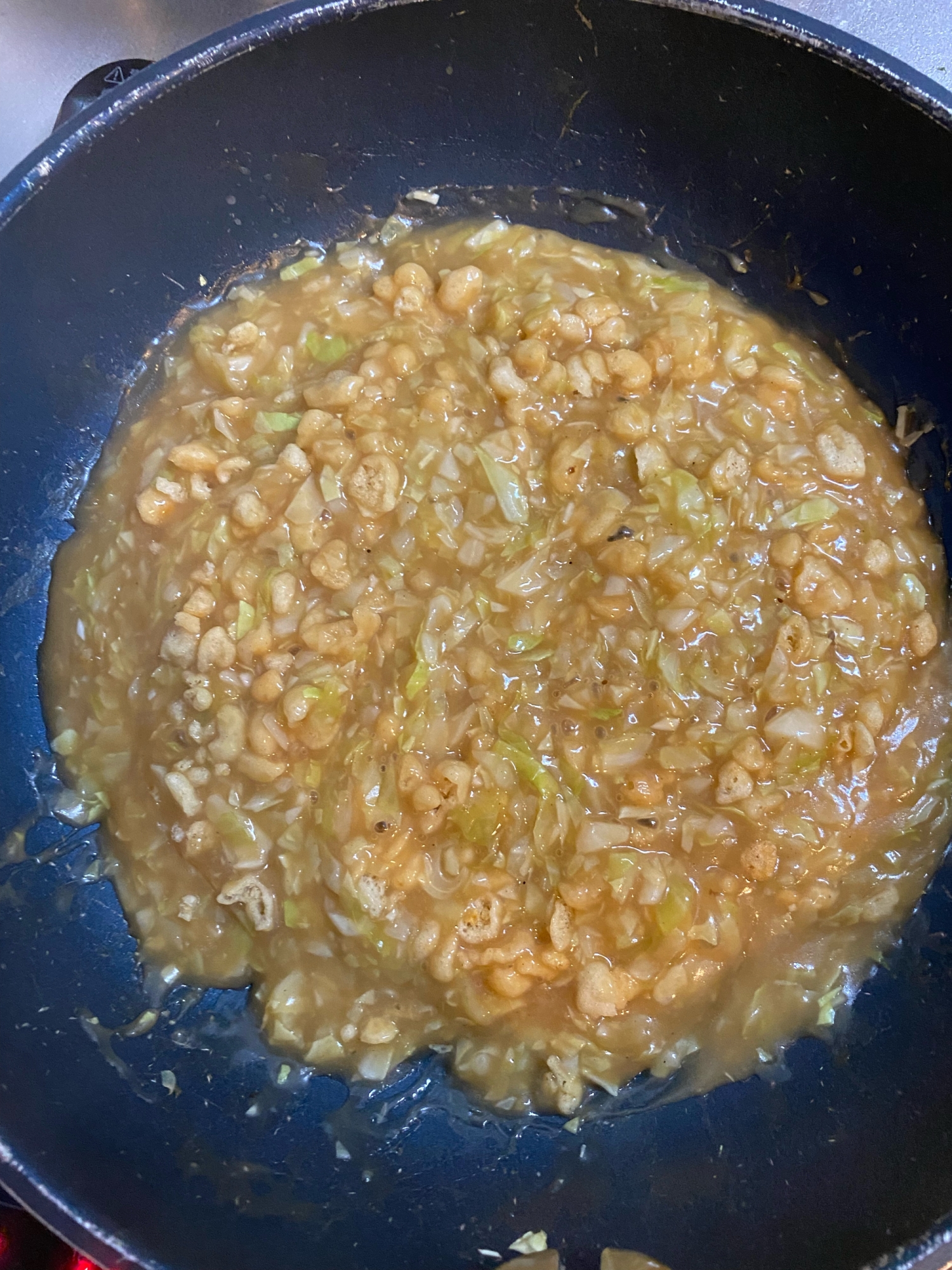 フライパンで簡単 もんじゃ焼き レシピ 作り方 By おめのら 楽天レシピ フライパンで簡単 もんじゃ焼き レシピ 作り方 By おめのら 楽天レシピ