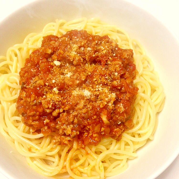 お店を超えた秘伝のレシピ⁉ミートスパゲティ！