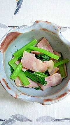 油なし 小松菜とベーコンの炒め物 レシピ 作り方 By 2727椿 楽天レシピ 油なし 小松菜とベーコンの炒め物 レシピ 作り方 By 2727椿 楽天レシピ