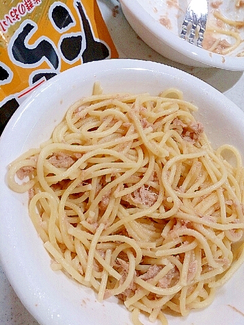 ツナとたらこバターソースのスパゲッティ レシピ 作り方 By Hideok888 楽天レシピ