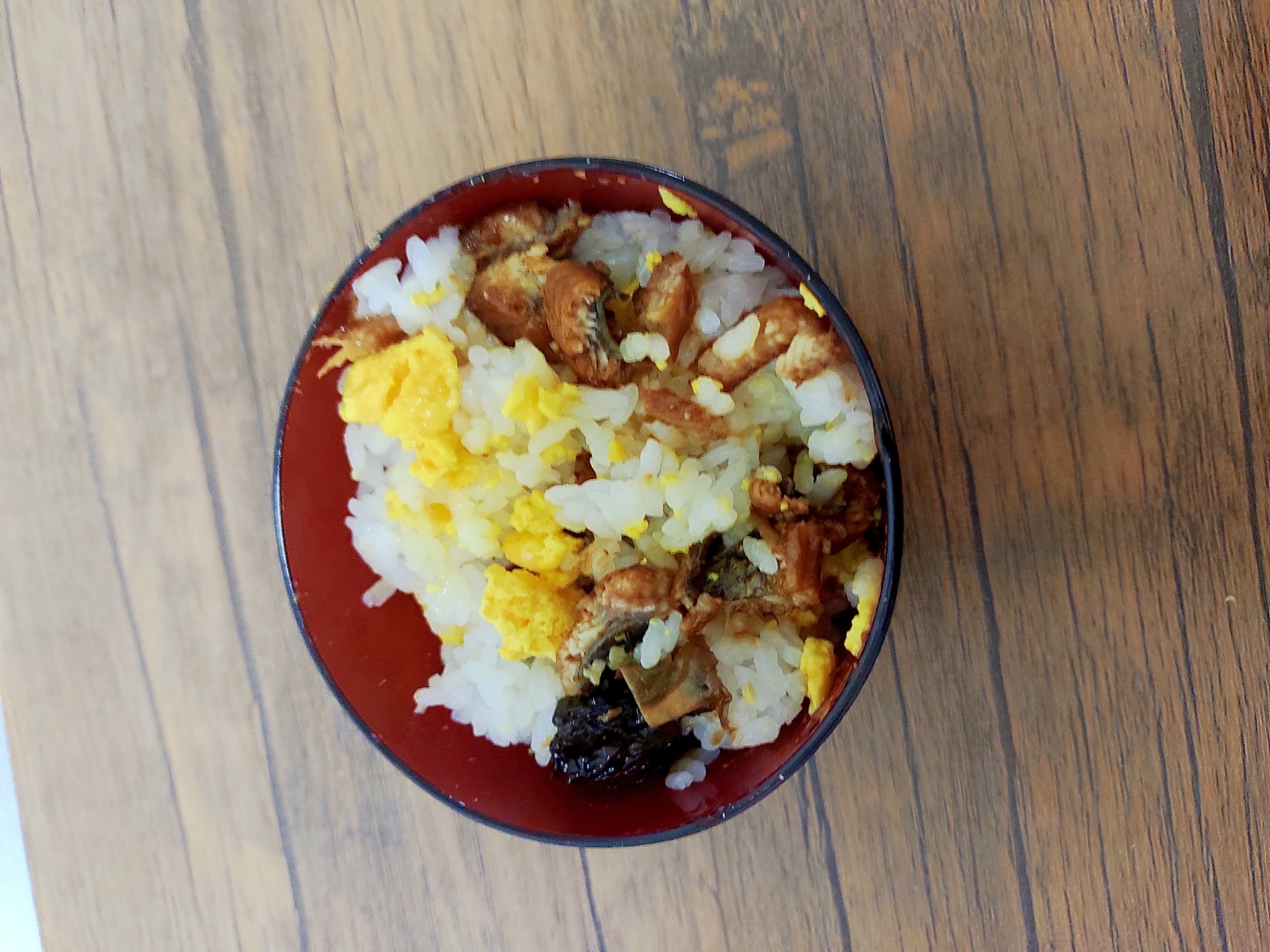 うなぎとたまごの混ぜご飯