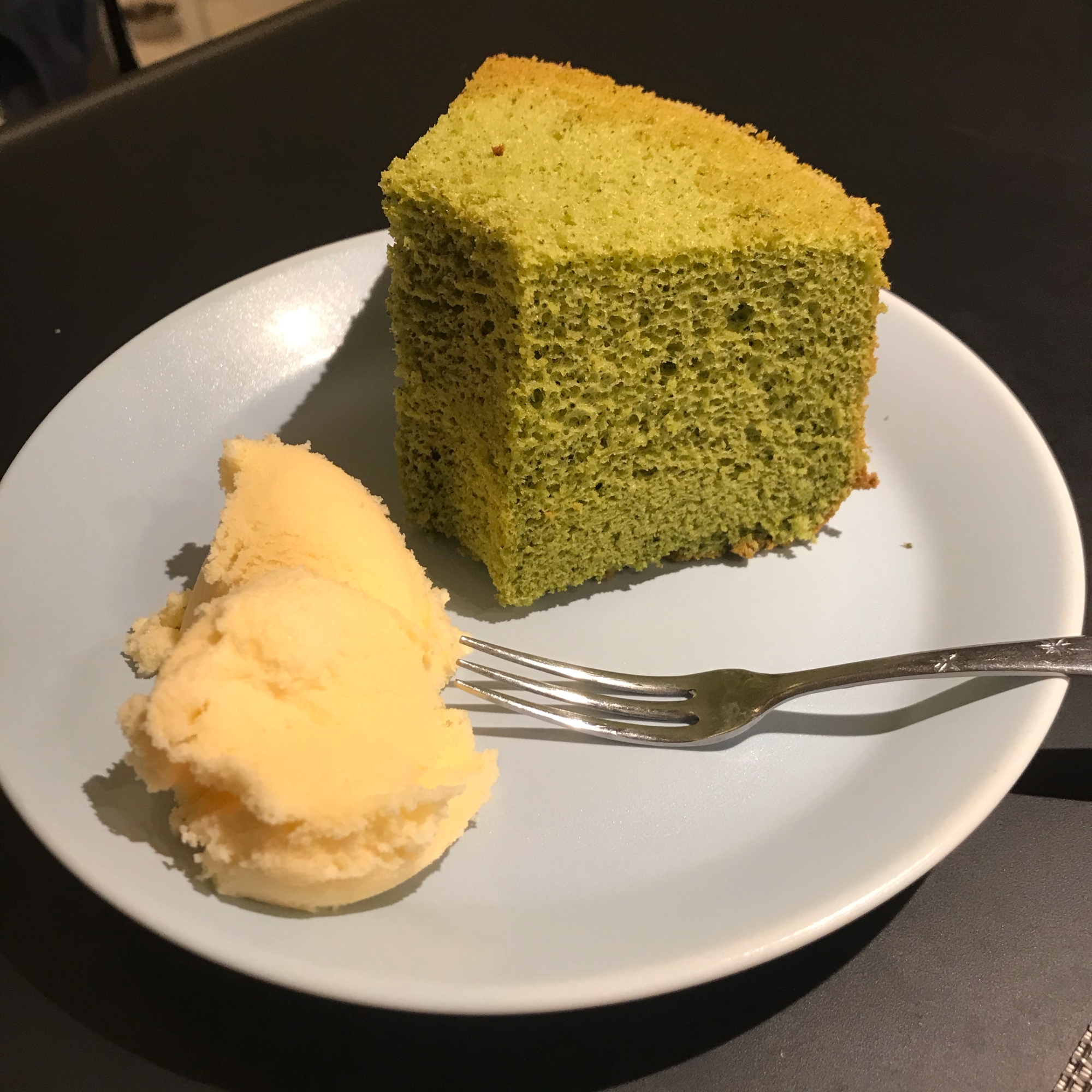 【甘さ控えめ】抹茶のフワフワシフォンケーキ